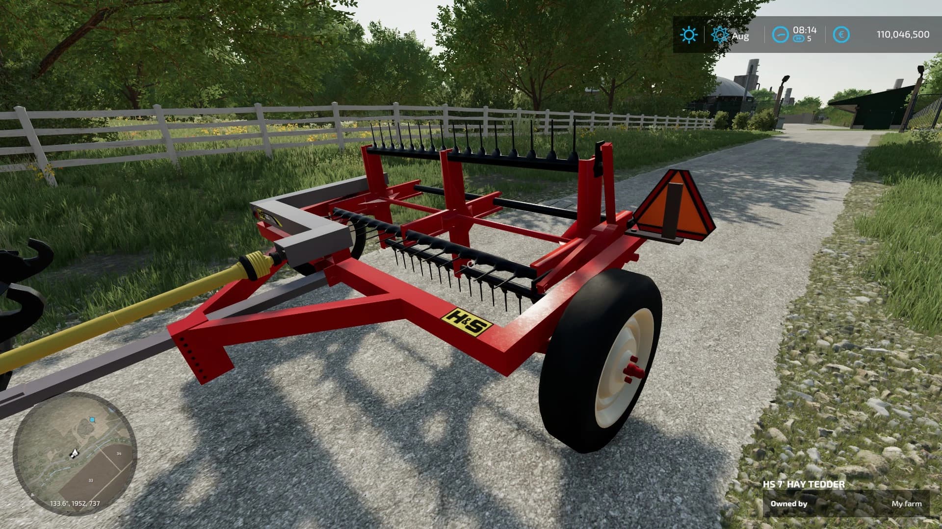 HS 7' HAY TEDDER
