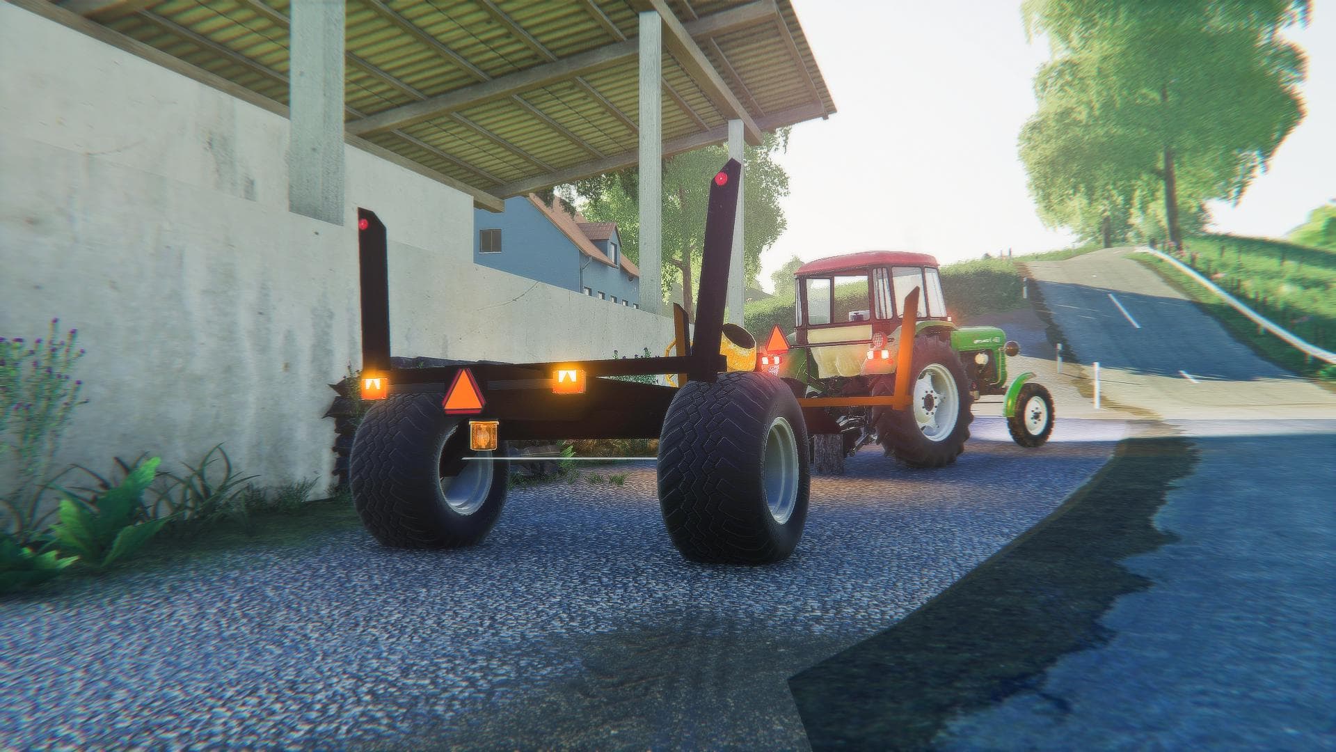 HOMEMADE FOREST TRAILER