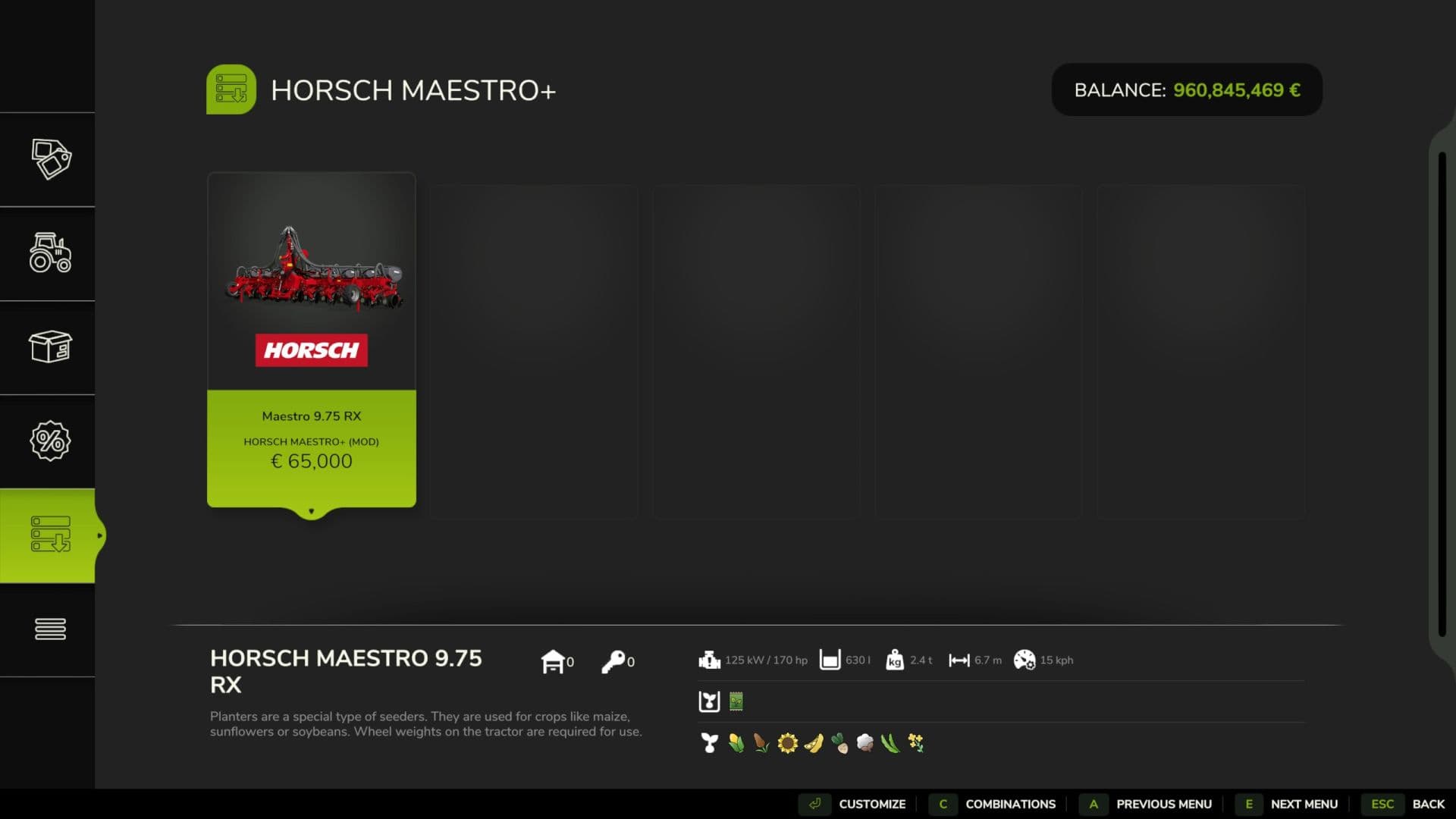 HORSCH Maestro+ 3