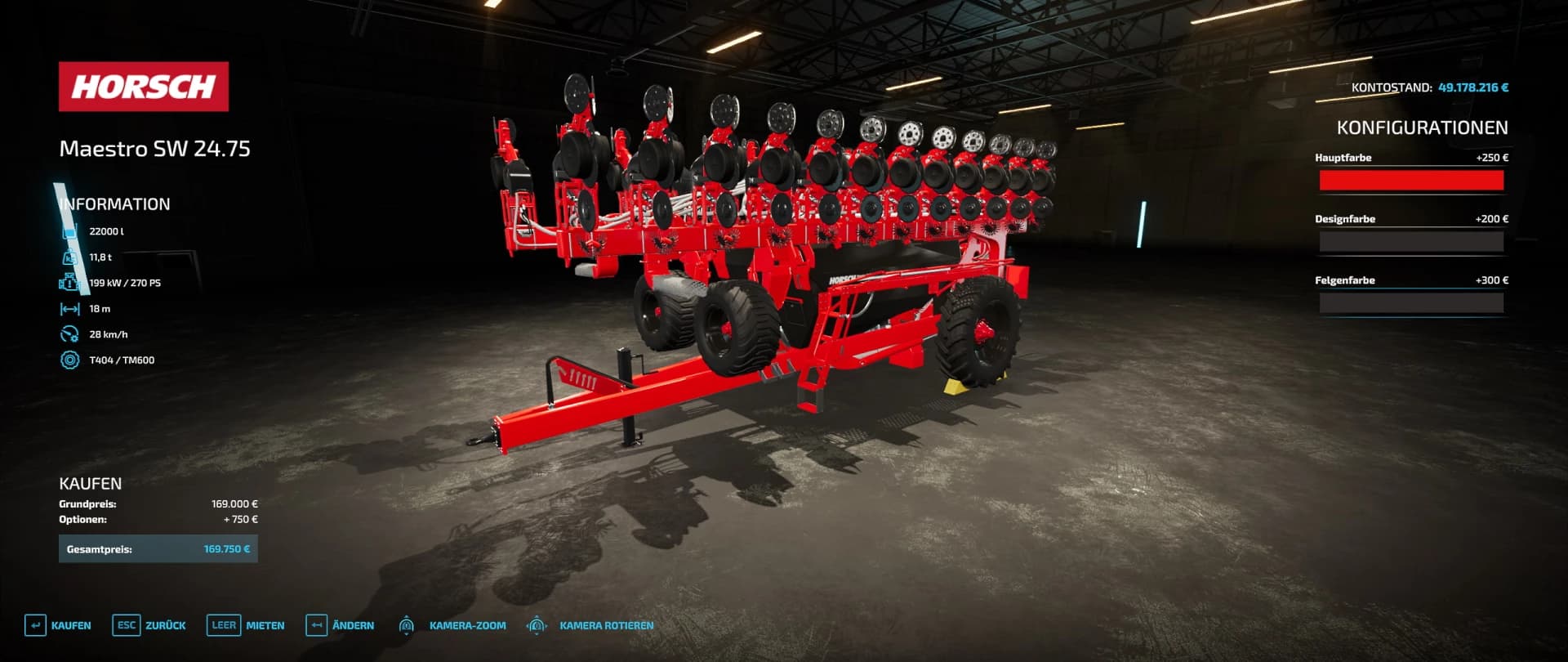HORSCH SW2475