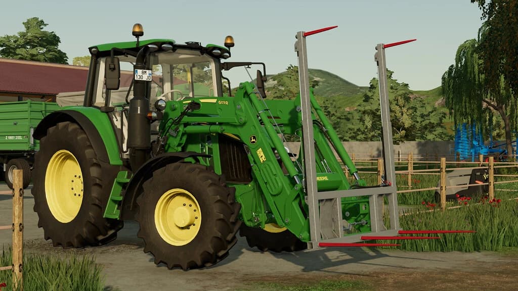 HYDRAULIC BALE FORK