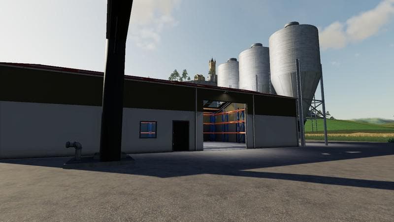 Hall with silo