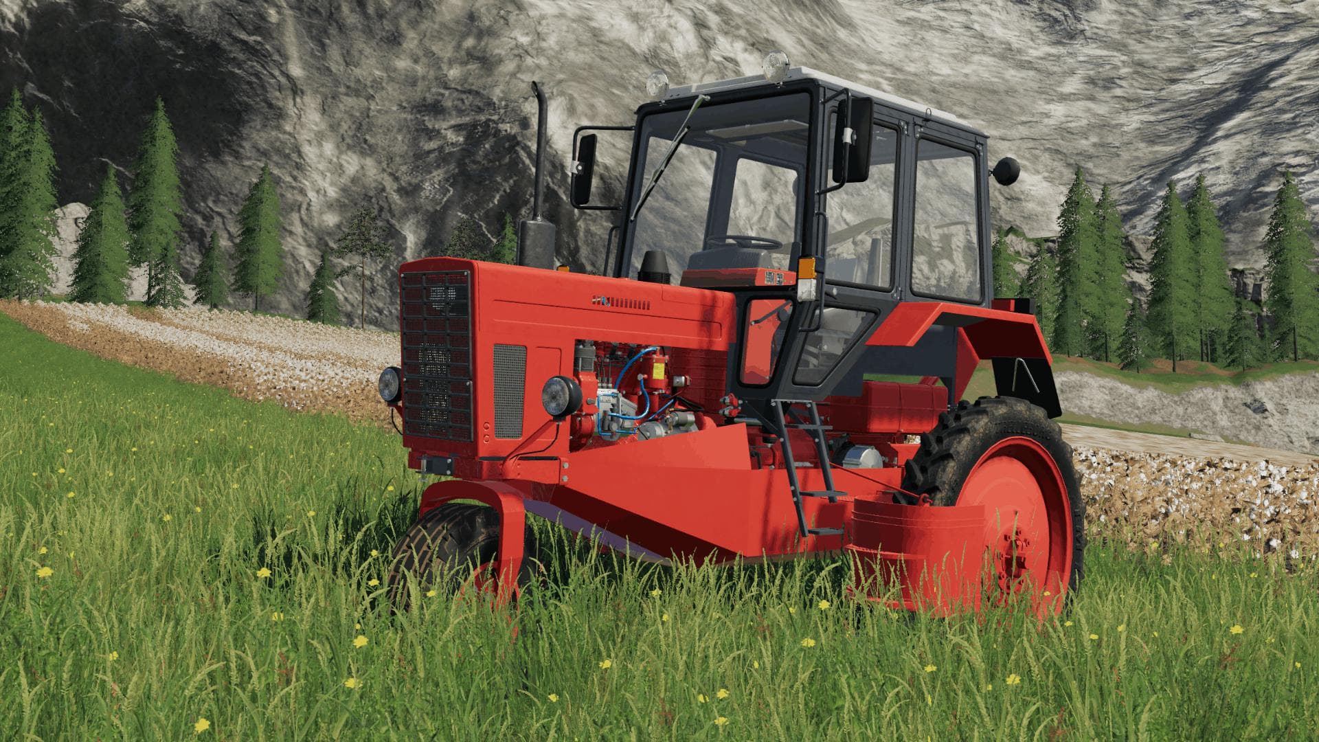 Harsvester MTZ80 for cotton 2