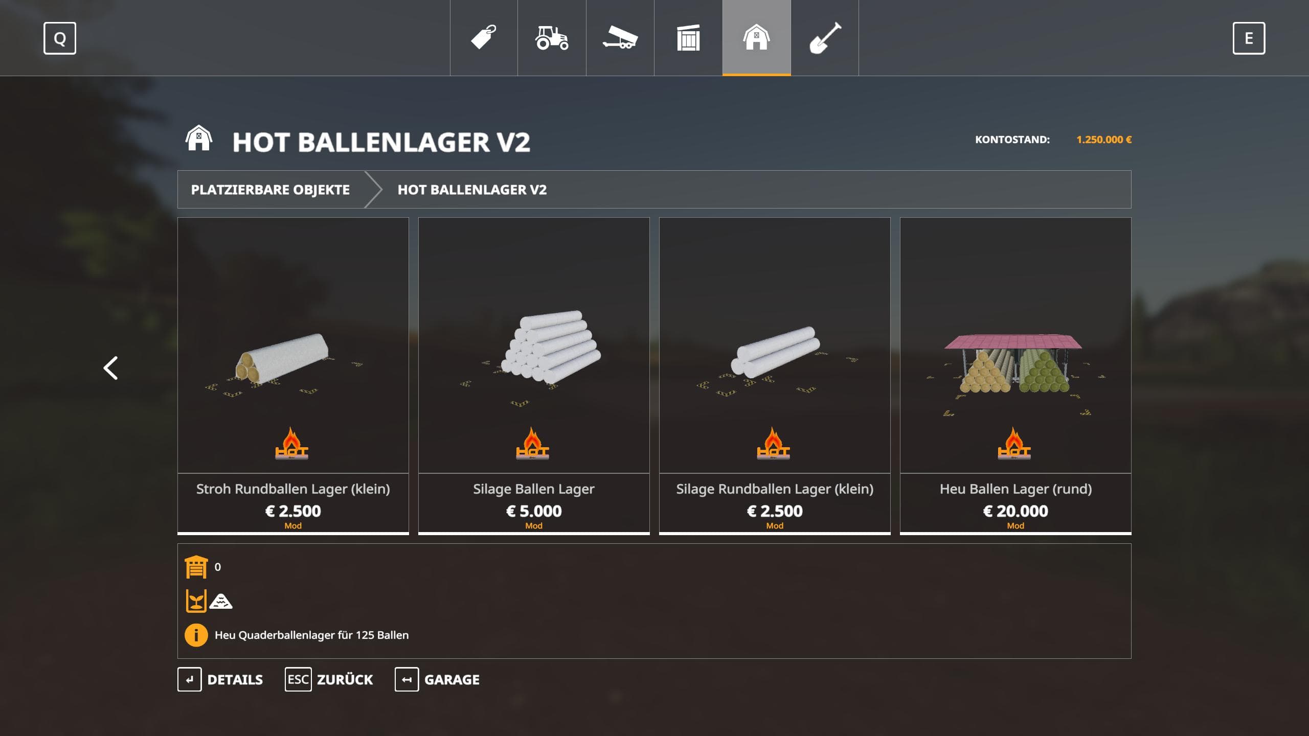 HoT Ballenlager