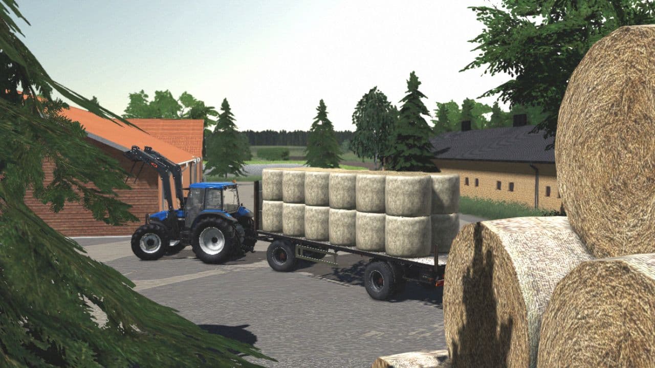 Homemade Autoload Baletrailer