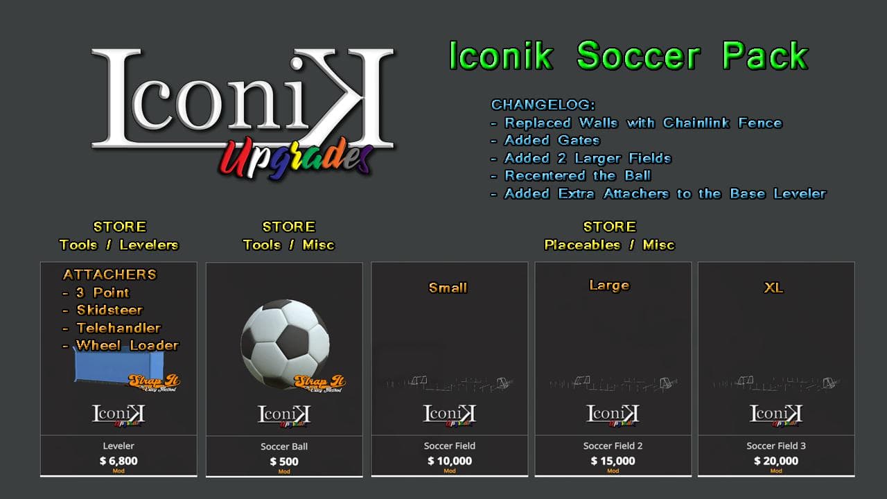 ICONIK SOCCER PACK