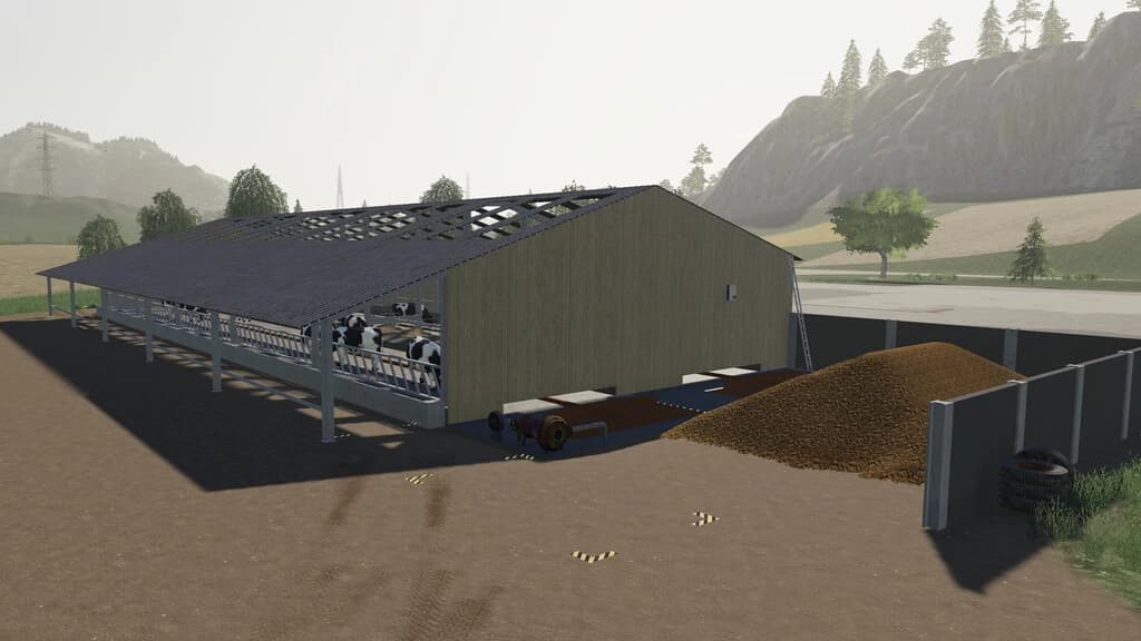 INDOOR BRITISH COW BARN