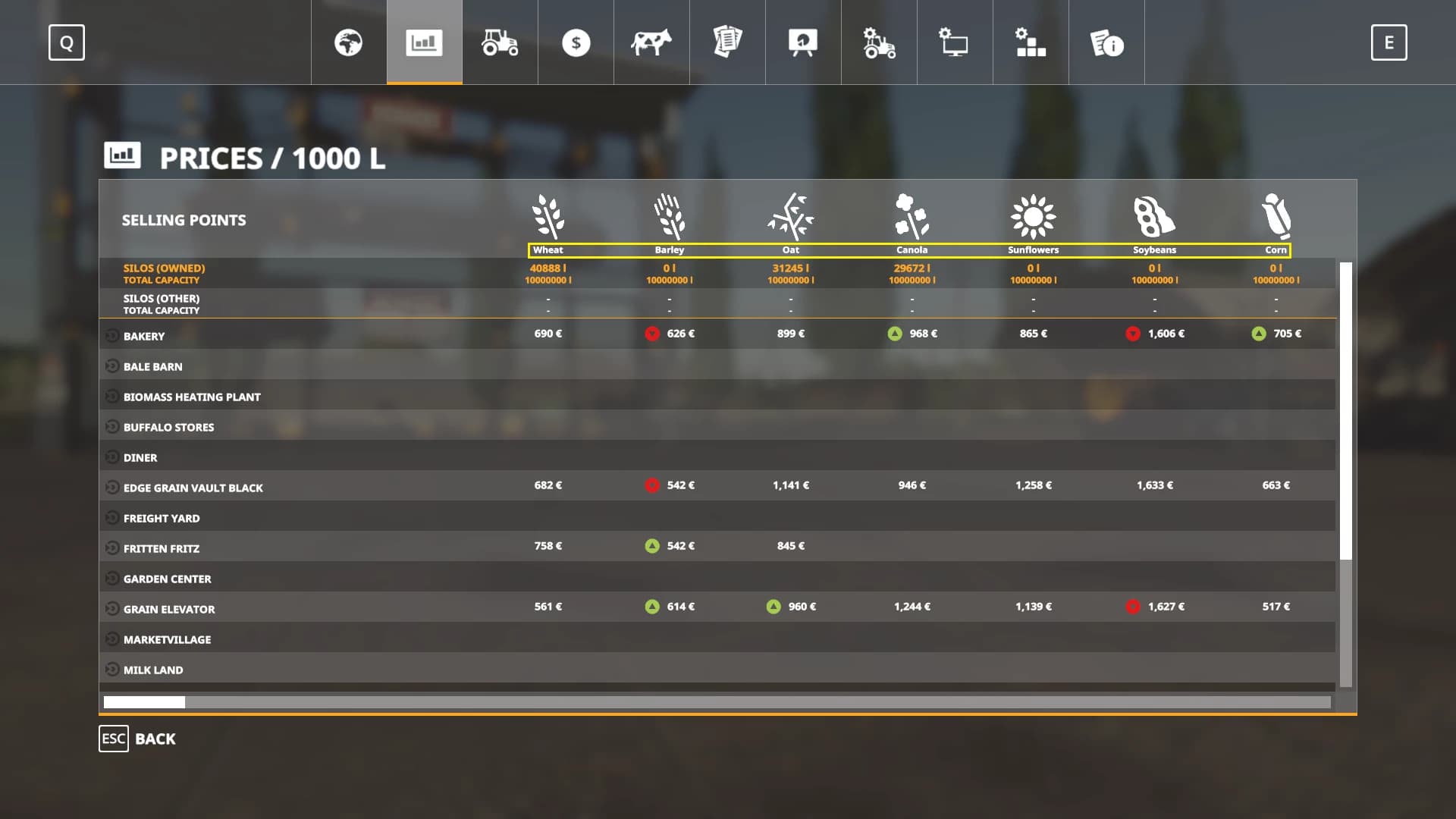 INFO MENU 4