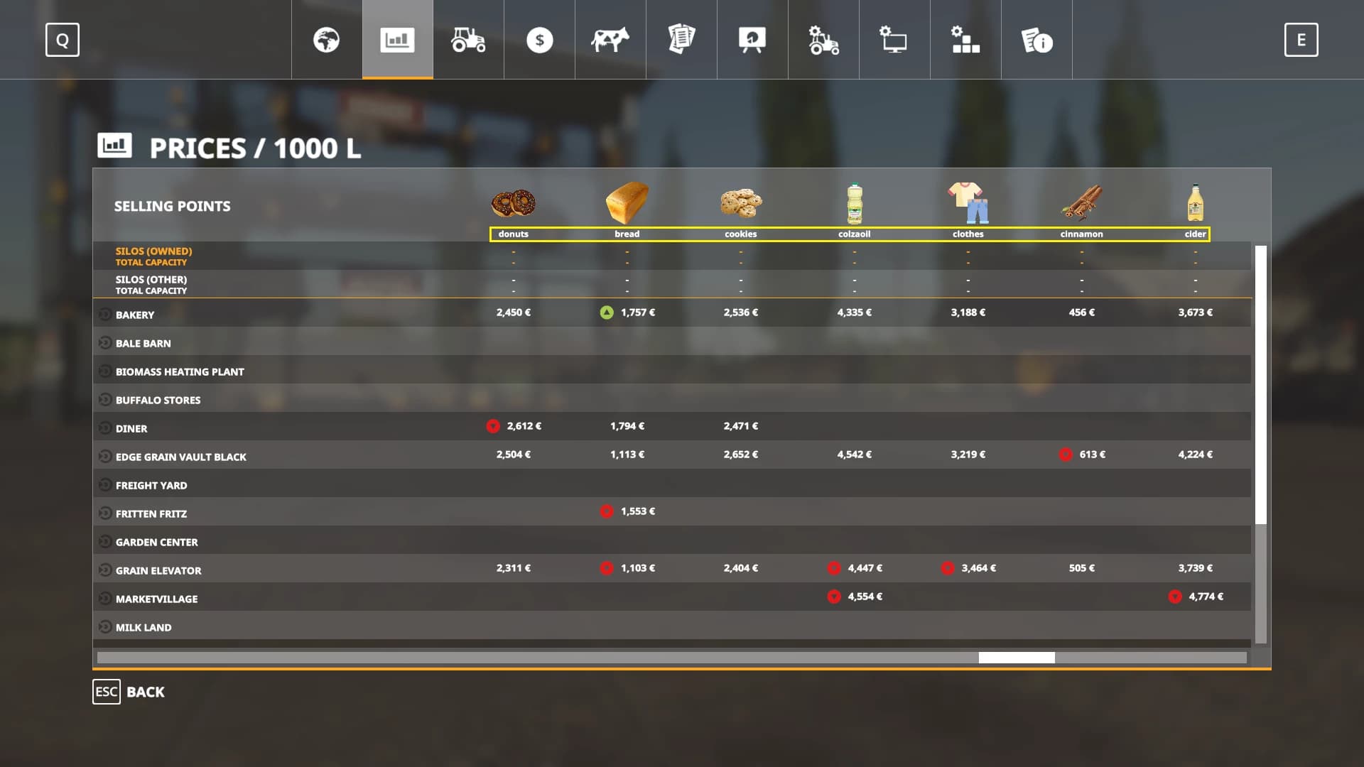 INFO MENU 3