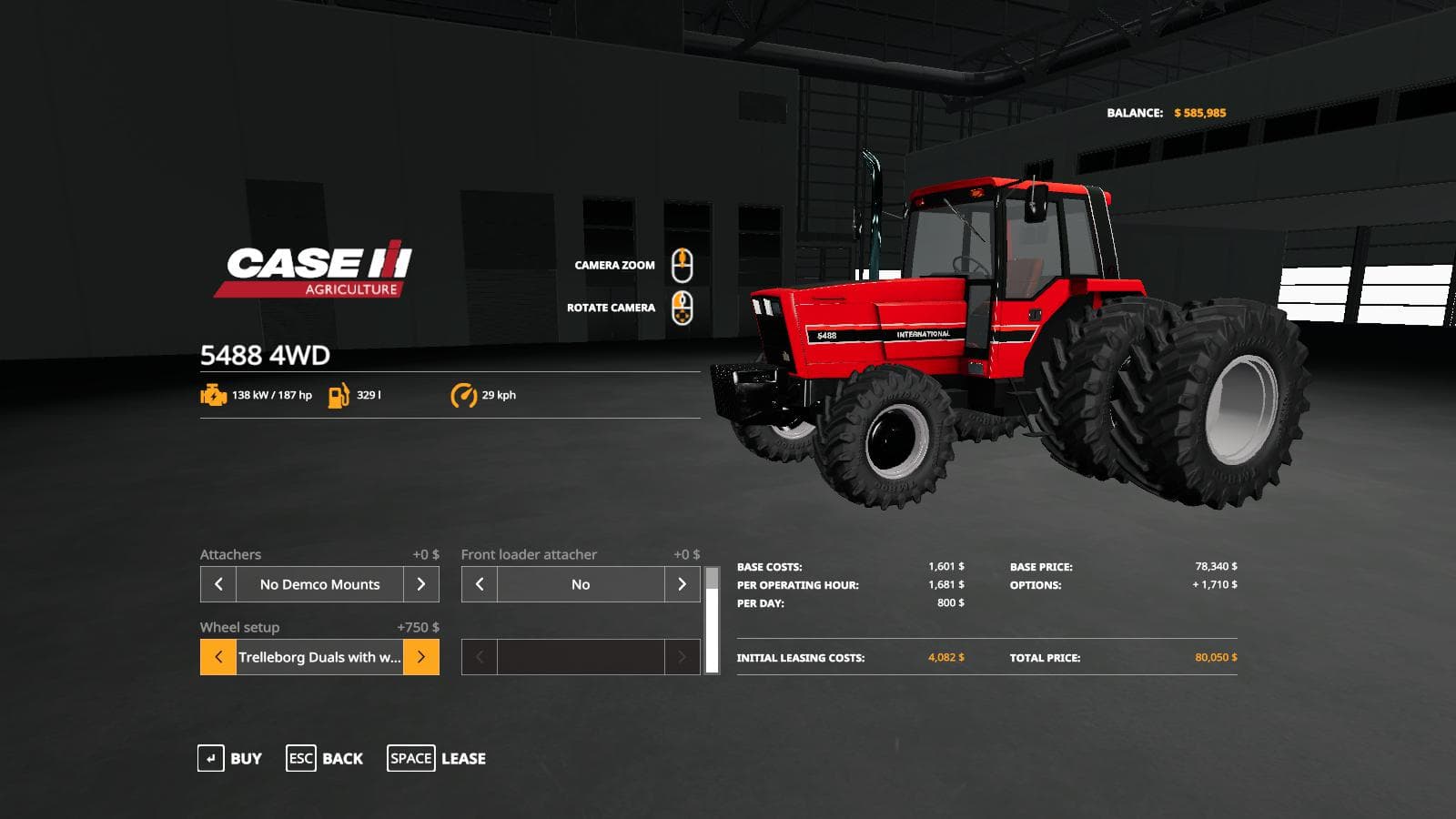 INTERNATIONAL 5488 4WD 4