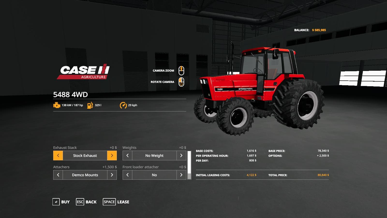 INTERNATIONAL 5488 4WD 3