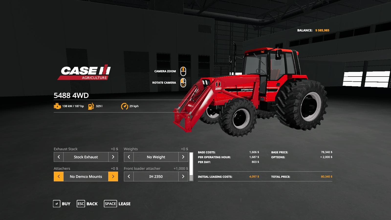 INTERNATIONAL 5488 4WD 2