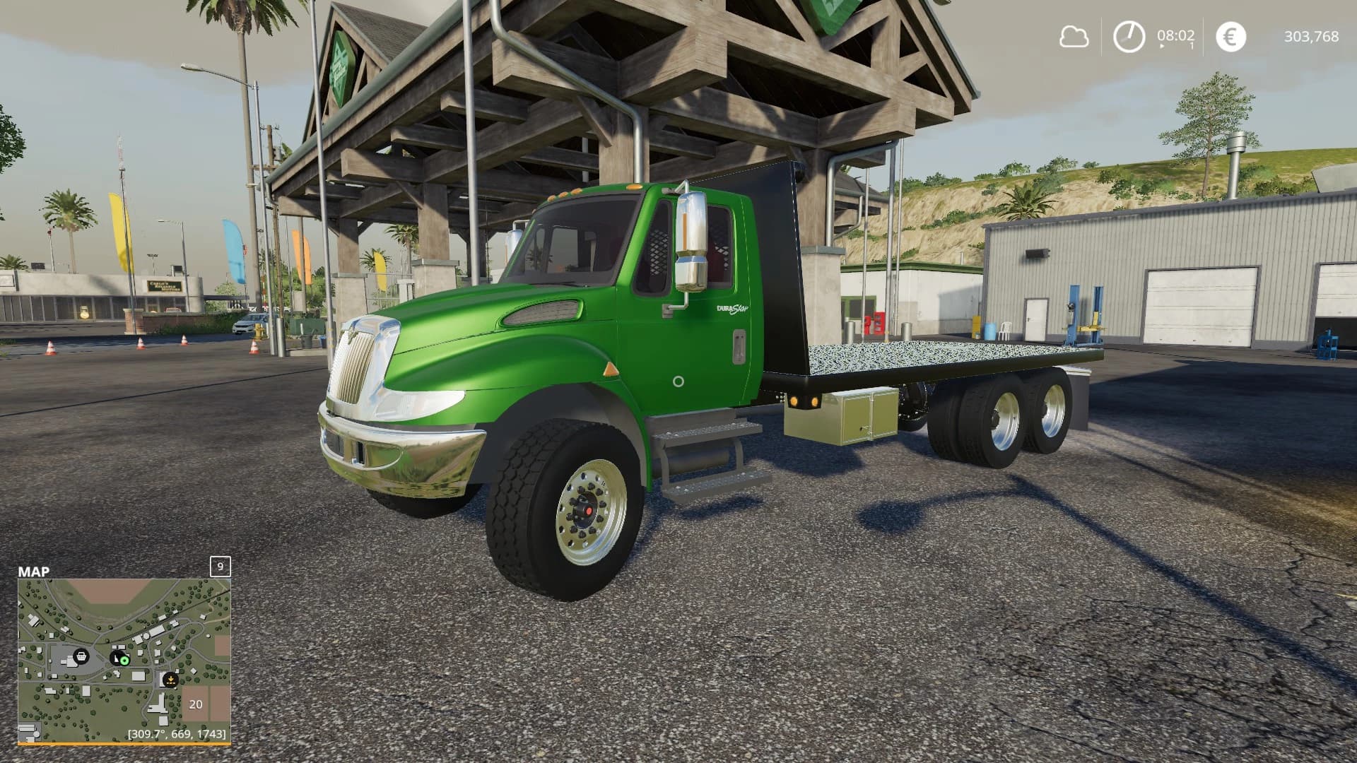 INTERNATIONAL DURASTAR FLATBED/AR 5