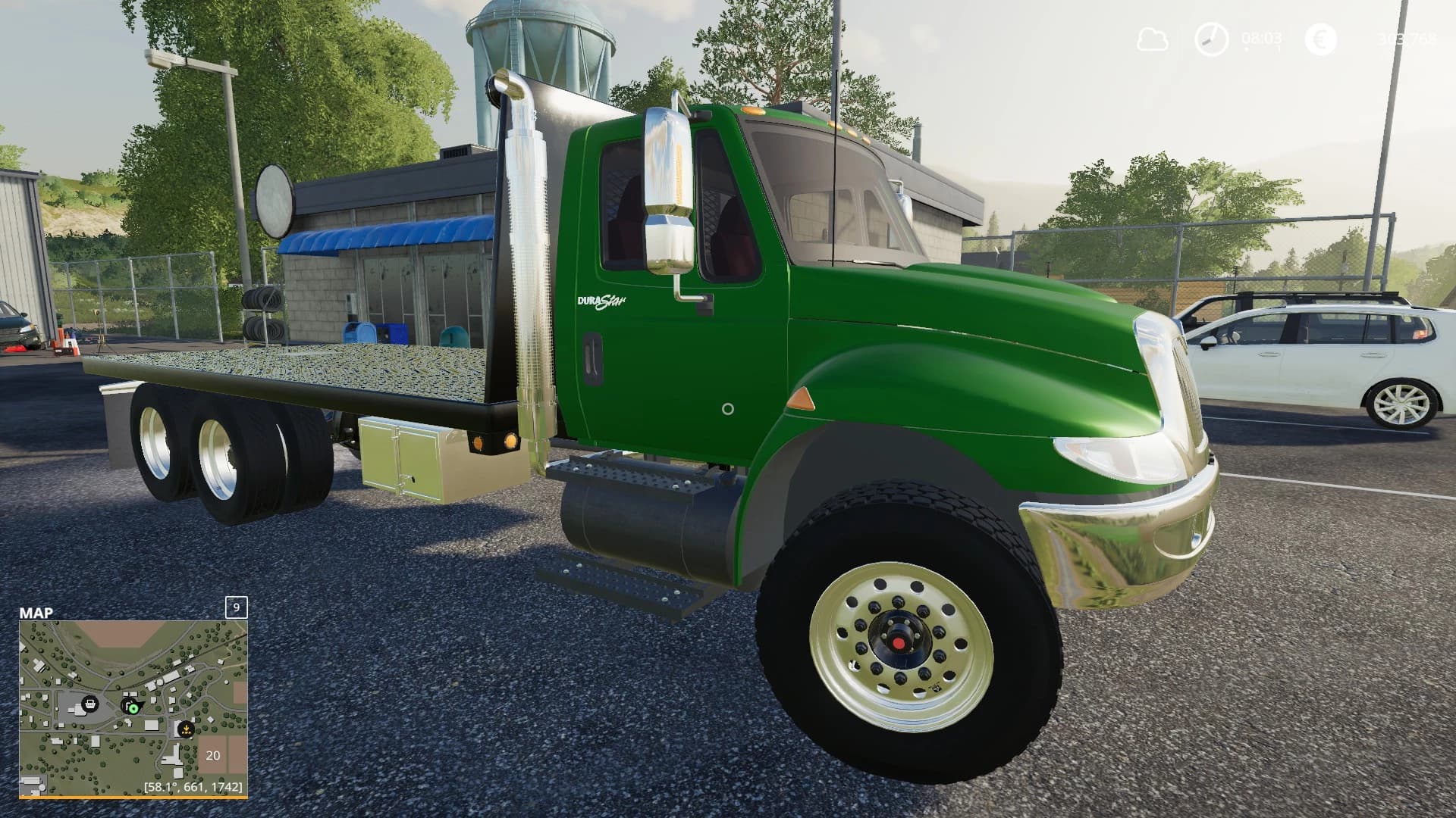 INTERNATIONAL DURASTAR FLATBED/AR 4