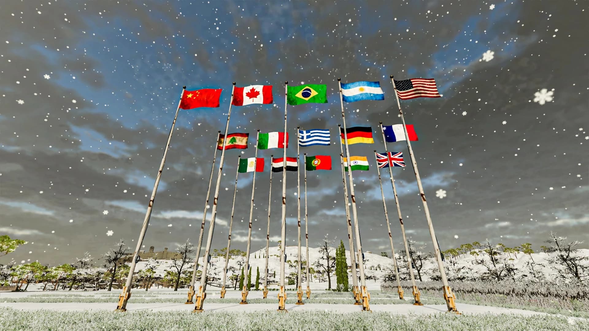 INTERNATIONAL FLAGS PACK 2