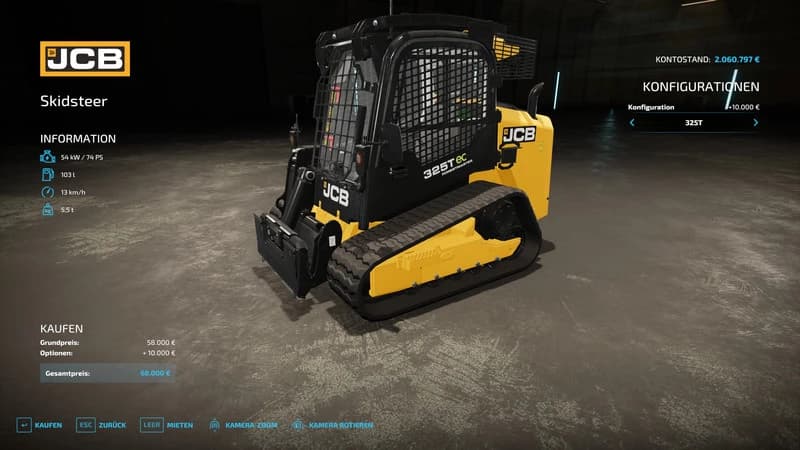 JCB 325T SKIDSTEER 3