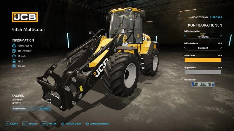 JCB 435S WHEEL LOADER (MULTICOLOR) 2