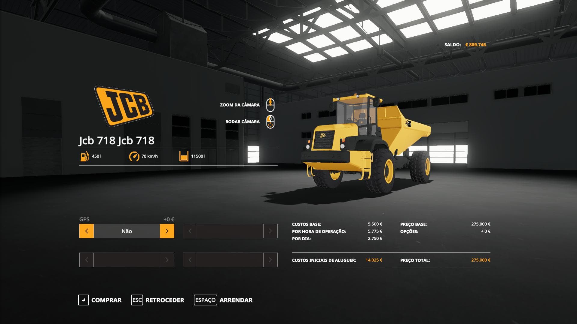 JCB 718 / 722 DUMPERS PACK 4