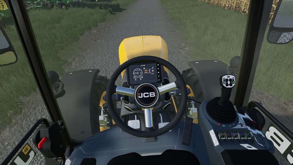 JCB CHROME STEERING WHEEL (PREFAB) 2