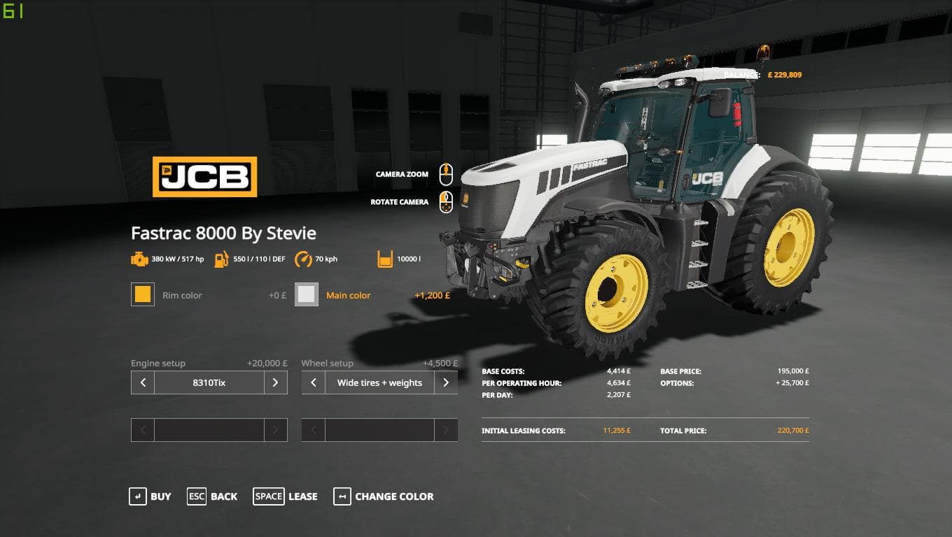 JOHN DEERE 7R 2020 SERIE 2