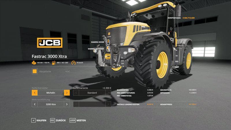 JCB FASTRAC 3000 3