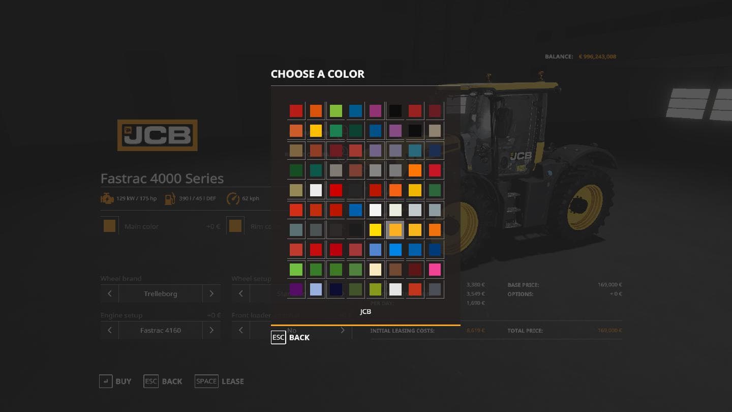 JCB Fastrac 4000 Series 2