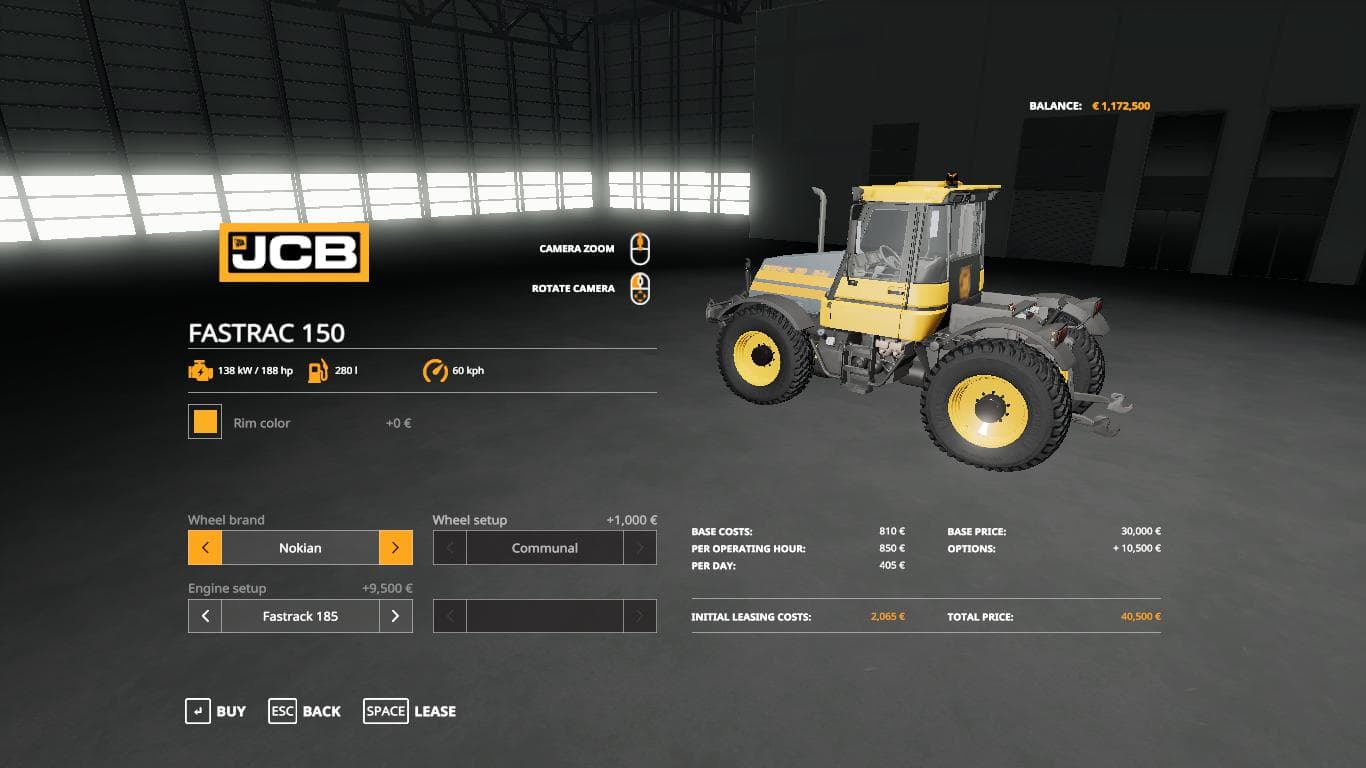 JCB Fastrac 150 Series