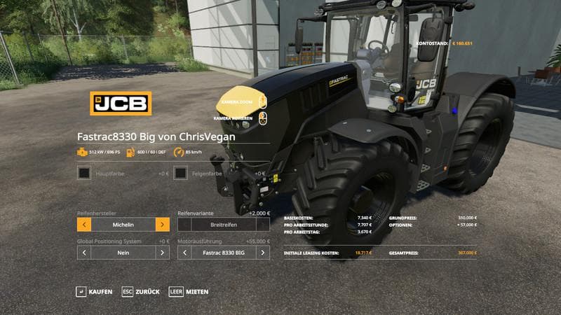 JCB Fastrac 8330 BIG 3