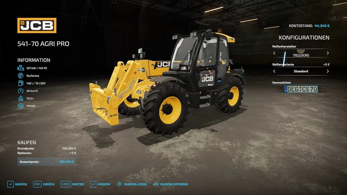JCB TELESKOPLADER PACK