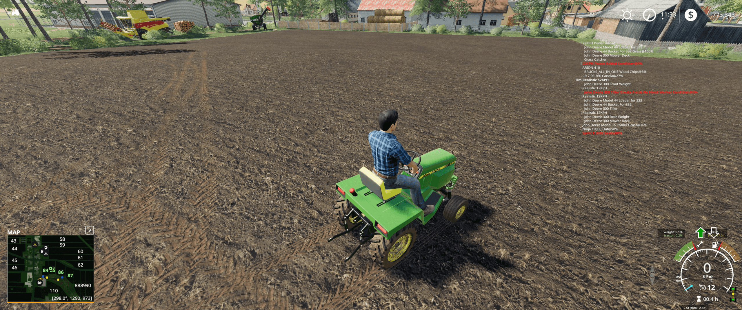 JOHN DEERE 332 2