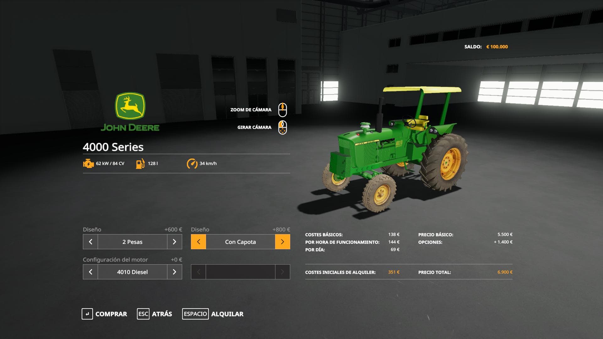 JOHN DEERE 4000 SERIES ESP 3