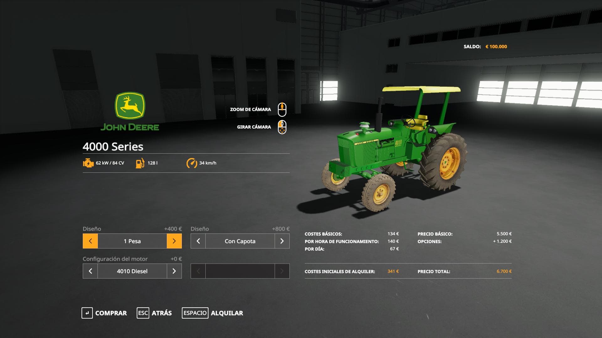 JOHN DEERE 4000 SERIES ESP 2