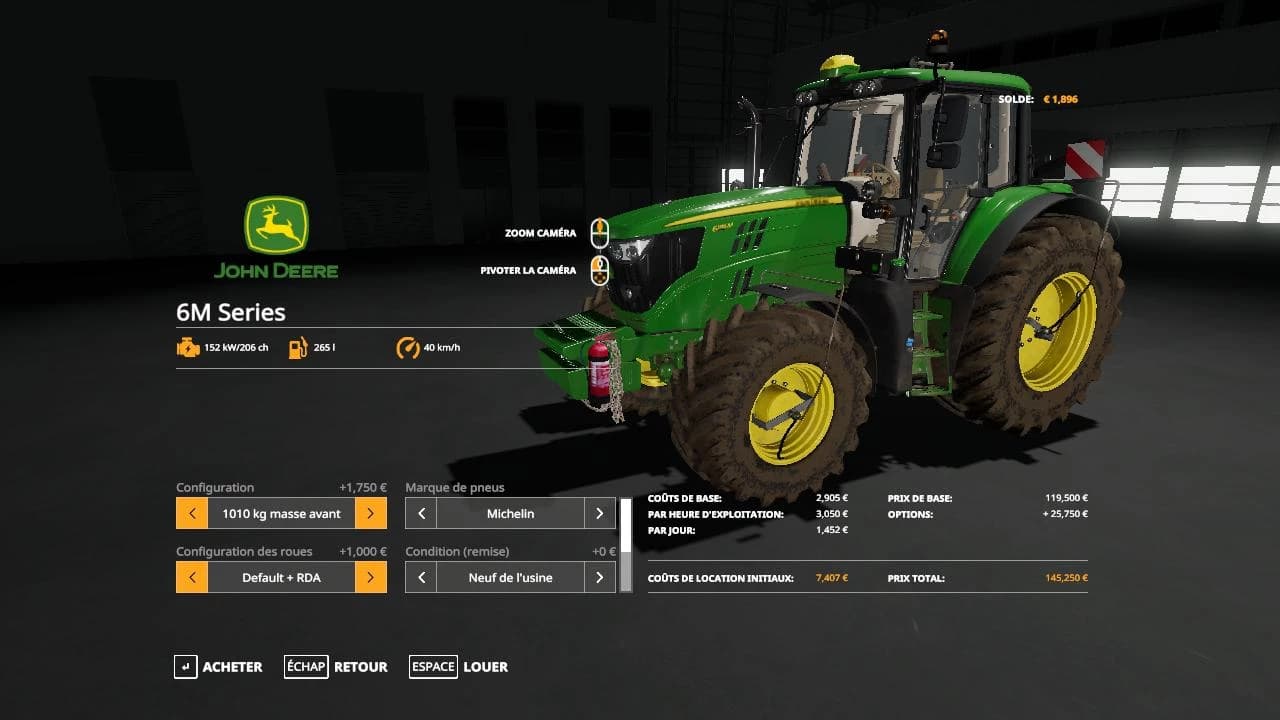 JOHN DEERE 6 TRACKS