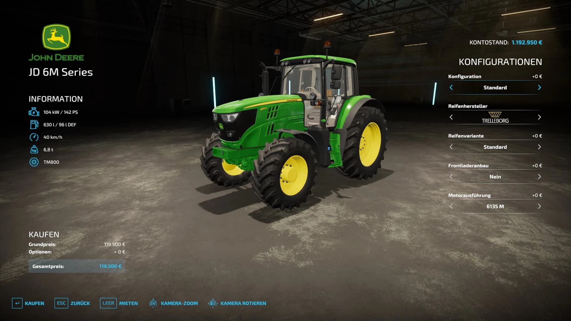 JOHN DEERE 6M SERIES 2