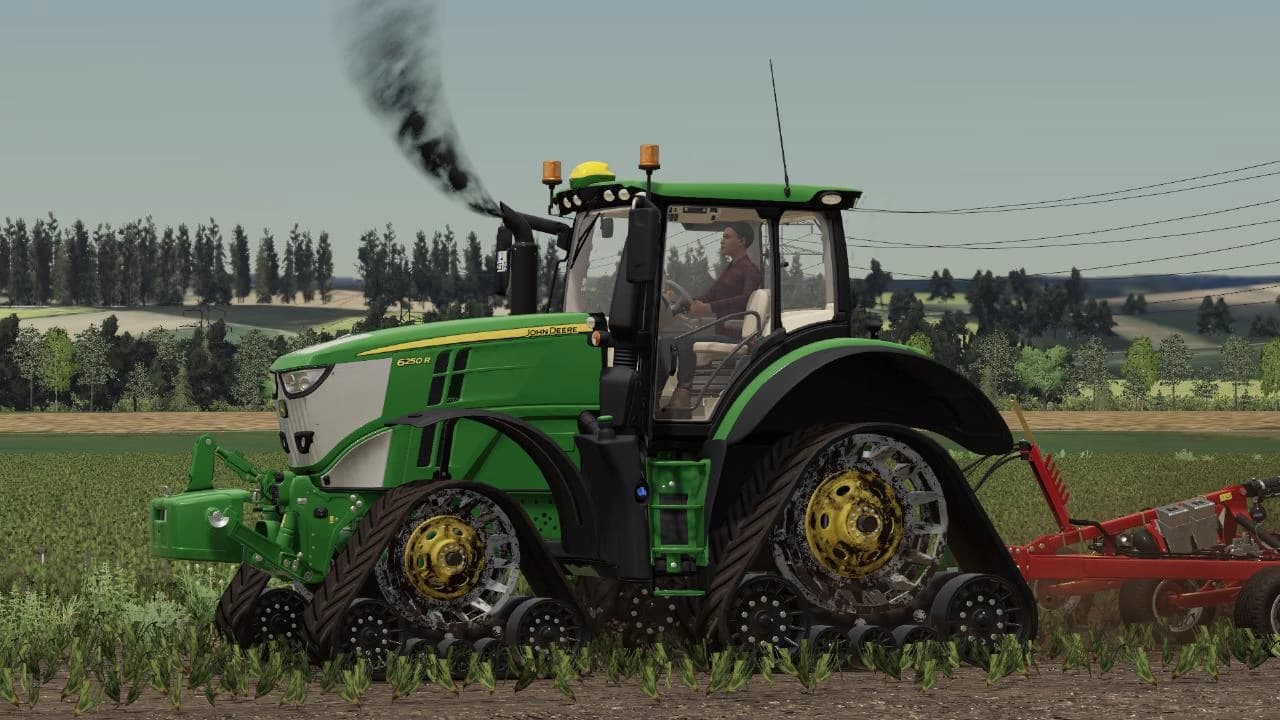 JOHN DEERE 6R SOUCY TRACKS 4