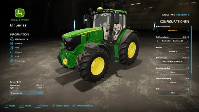 JOHN DEERE 6R
