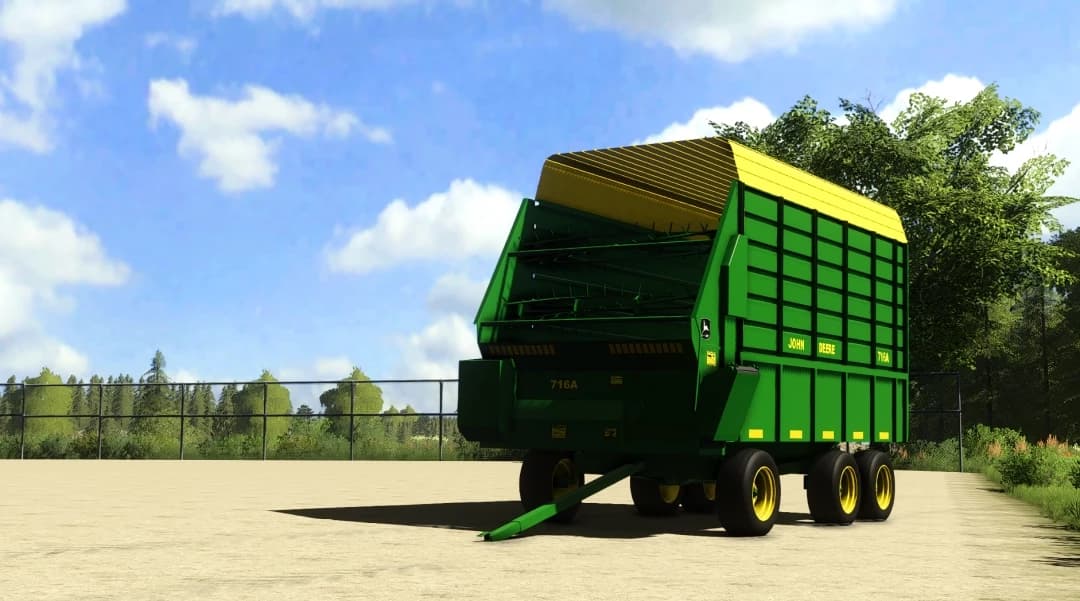 JOHN DEERE 716A FORAGE WAGON 2