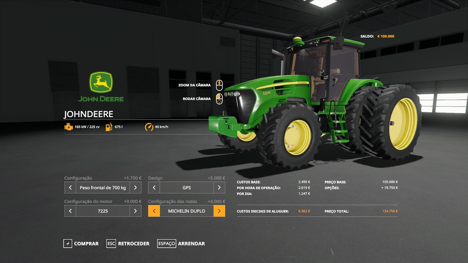 JOHN DEERE 7J 2