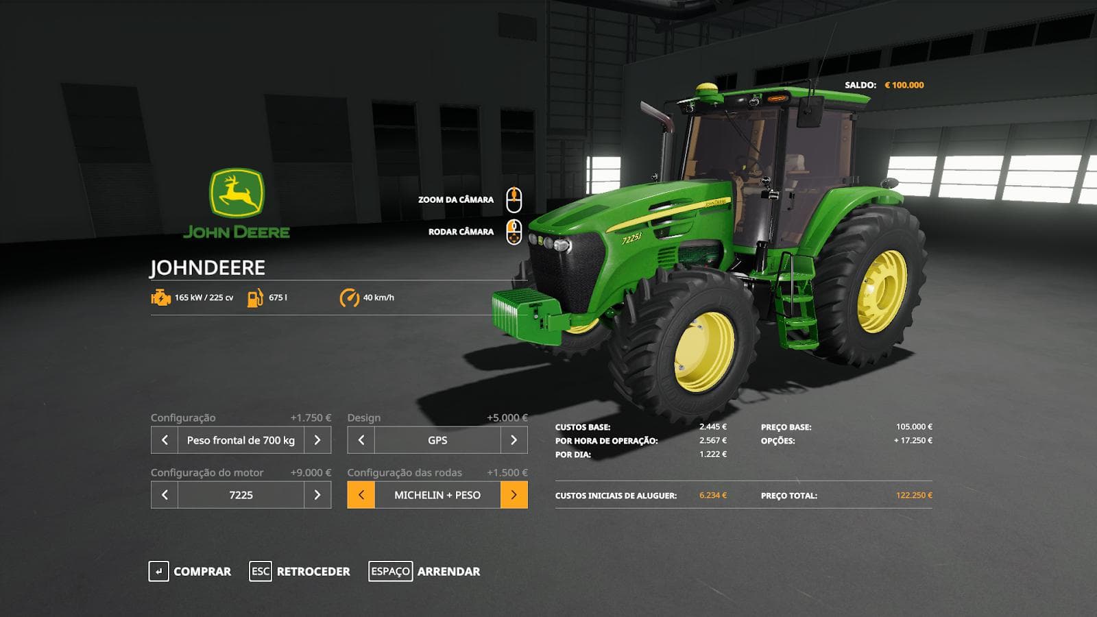 JOHN DEERE 7J
