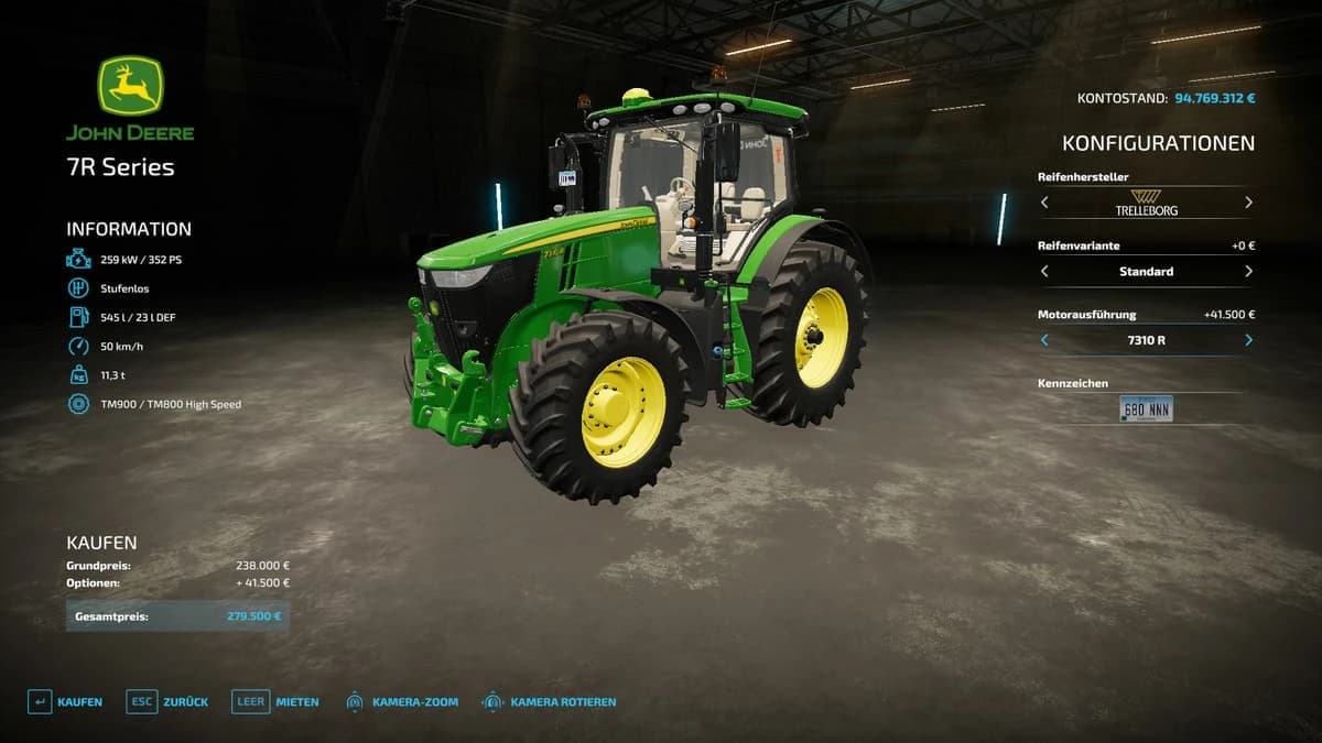 JOHN DEERE 7R 5