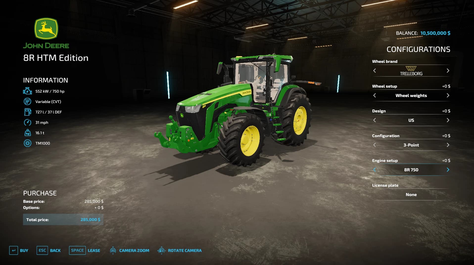 JOHN DEERE 8R PACK