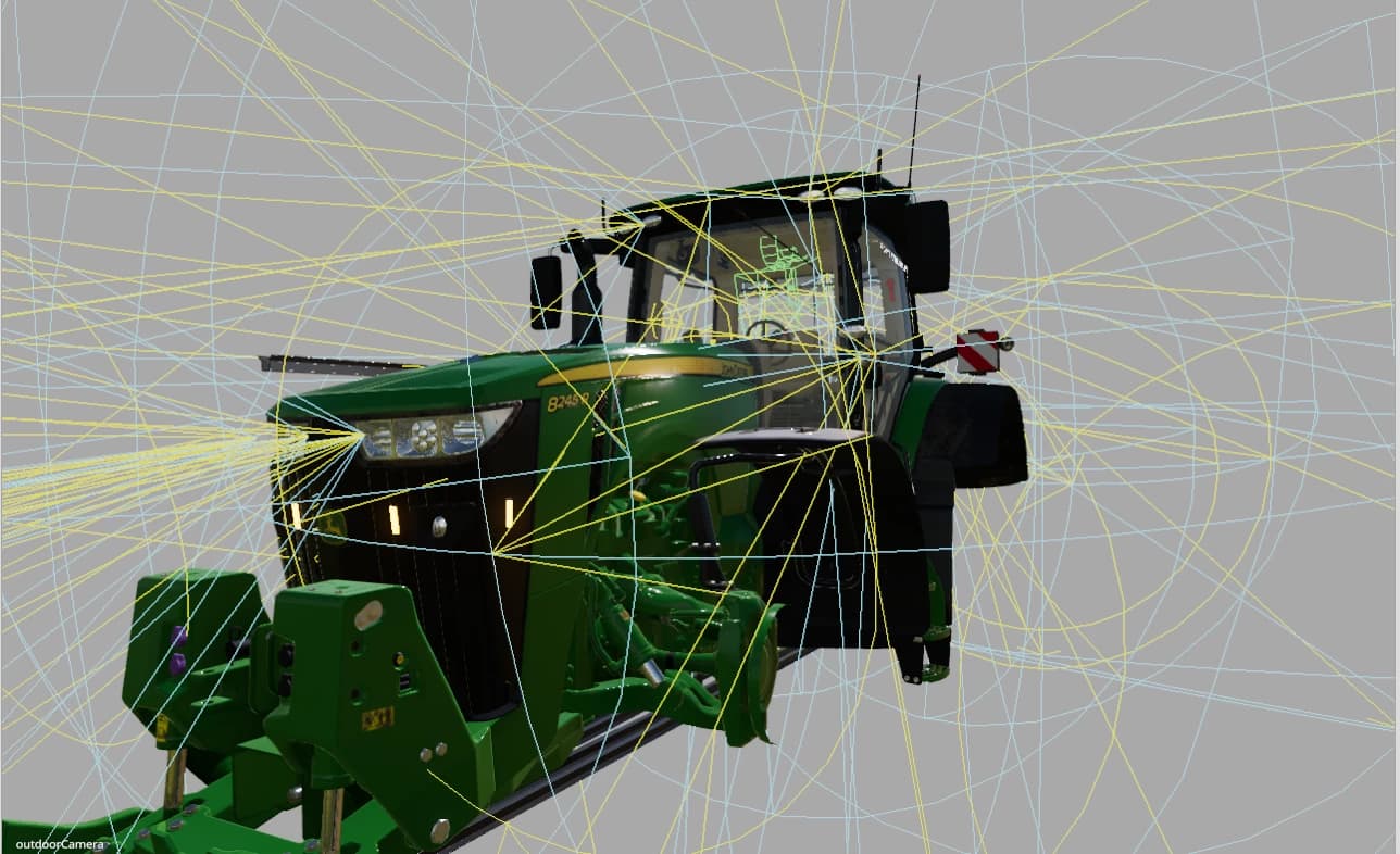 JOHN DEERE 8R WITH FLASH