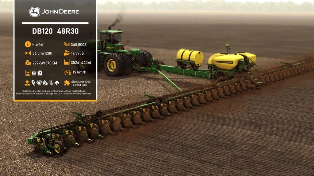 JOHN DEERE DB120