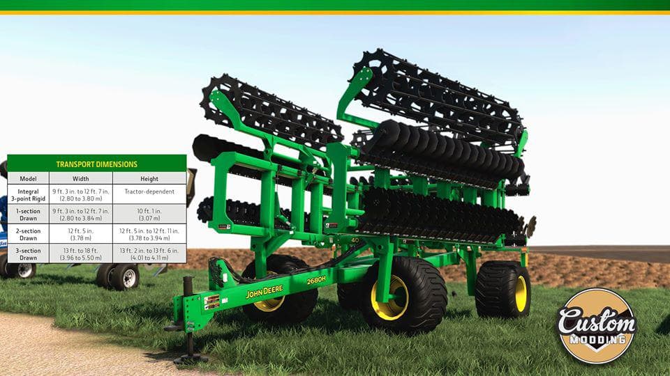 JOHN DEERE HIGH SPEED DISK 4