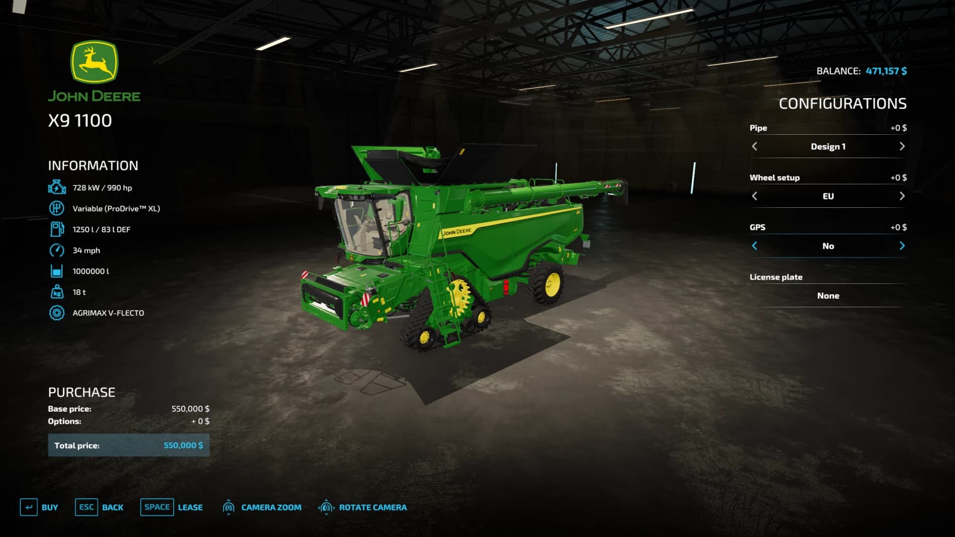 JOHN DEERE HS + HEADER 2