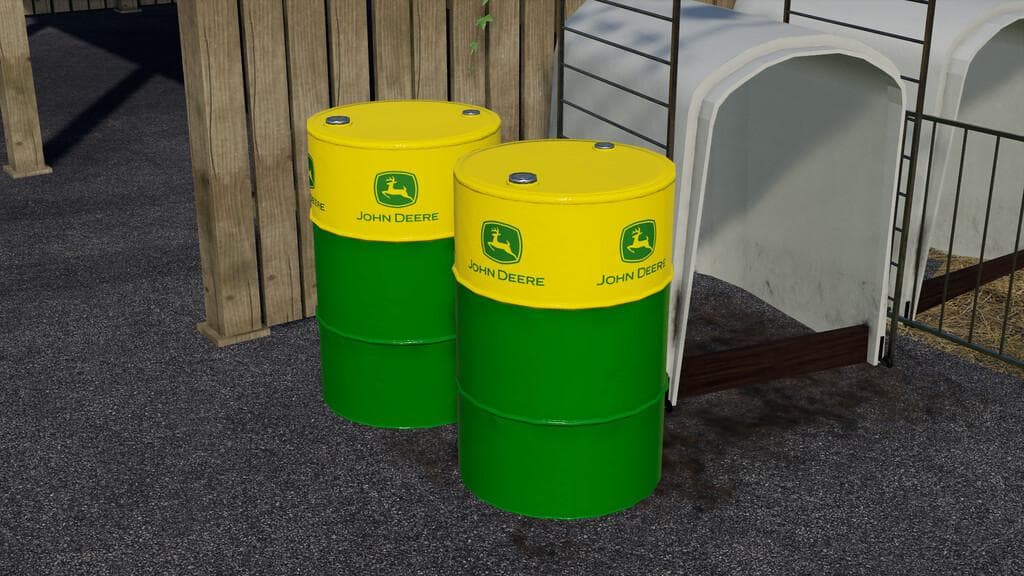 JOHN DEERE OIL DRUM (PREFAB) 2