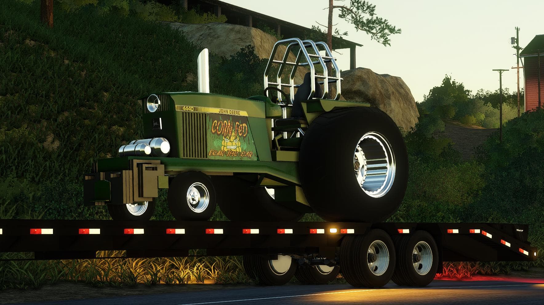 JOHN DEERE PULLING TRACTOR 2