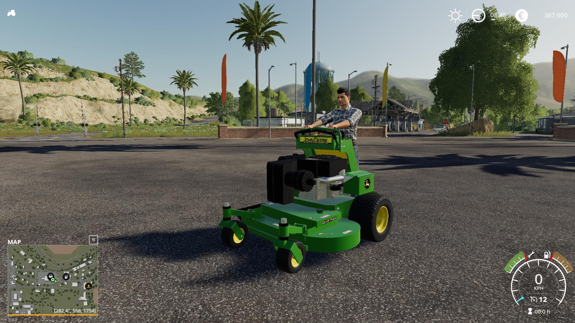 JOHN DEERE STAND ON MOWER 3