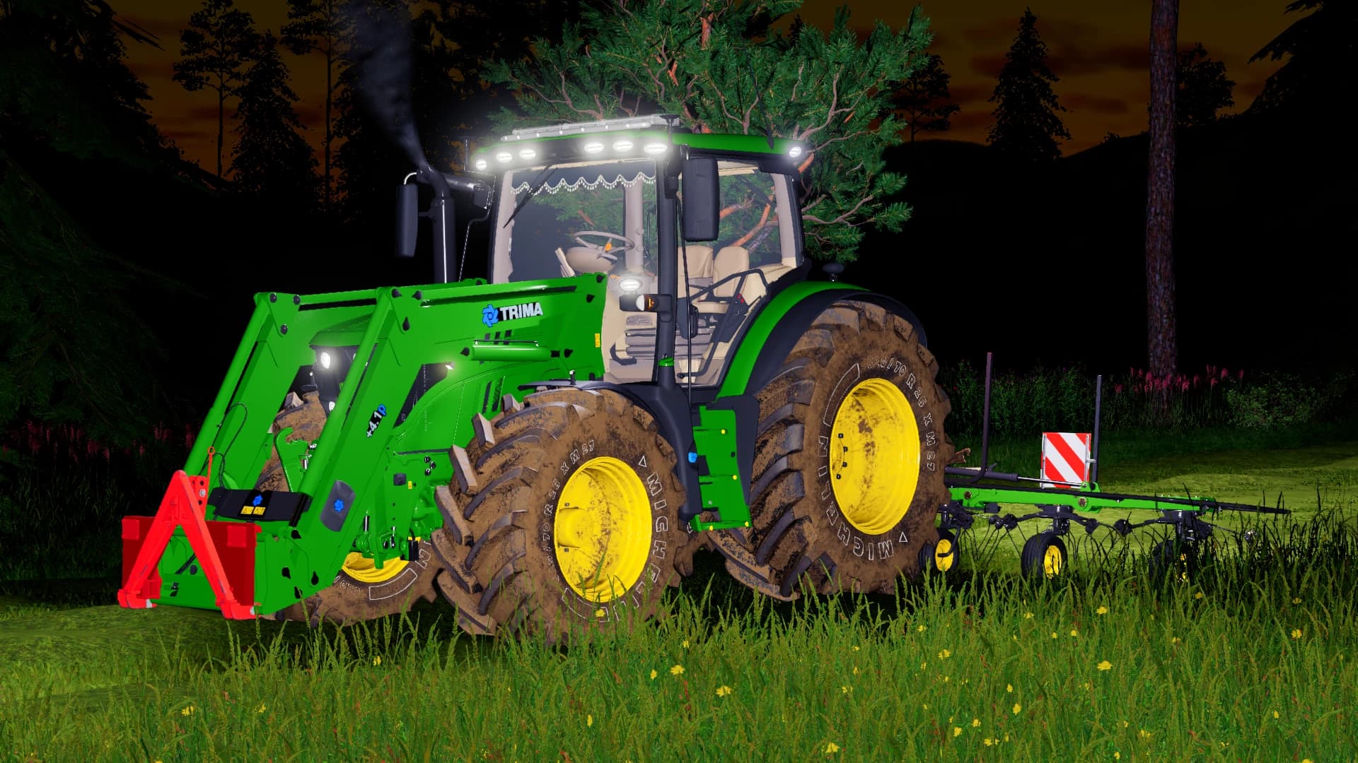 JOHN DEERE TEDDER