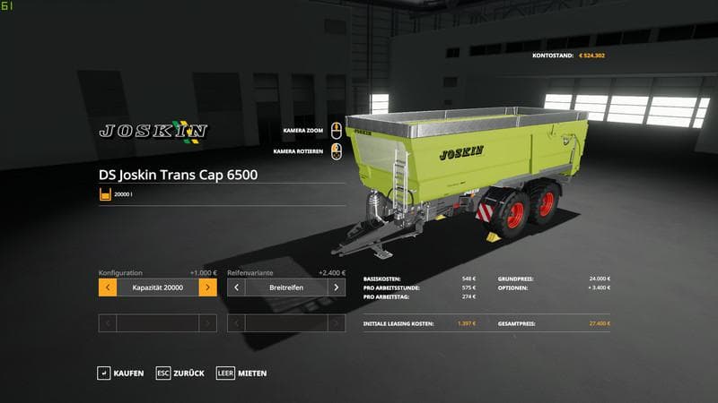 JOSKIN TRANS CAP 6500 2